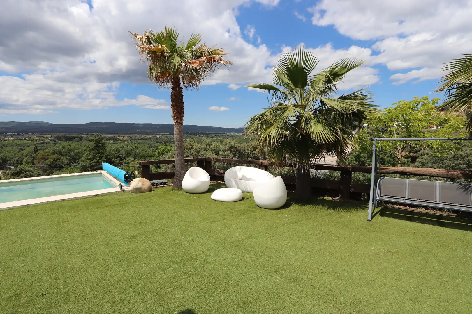 Terrasse von Haus oder Chalet zum Verkauf in Santa Cruz del Retamar mit Klimaanlage, Heizung und Privatgarten