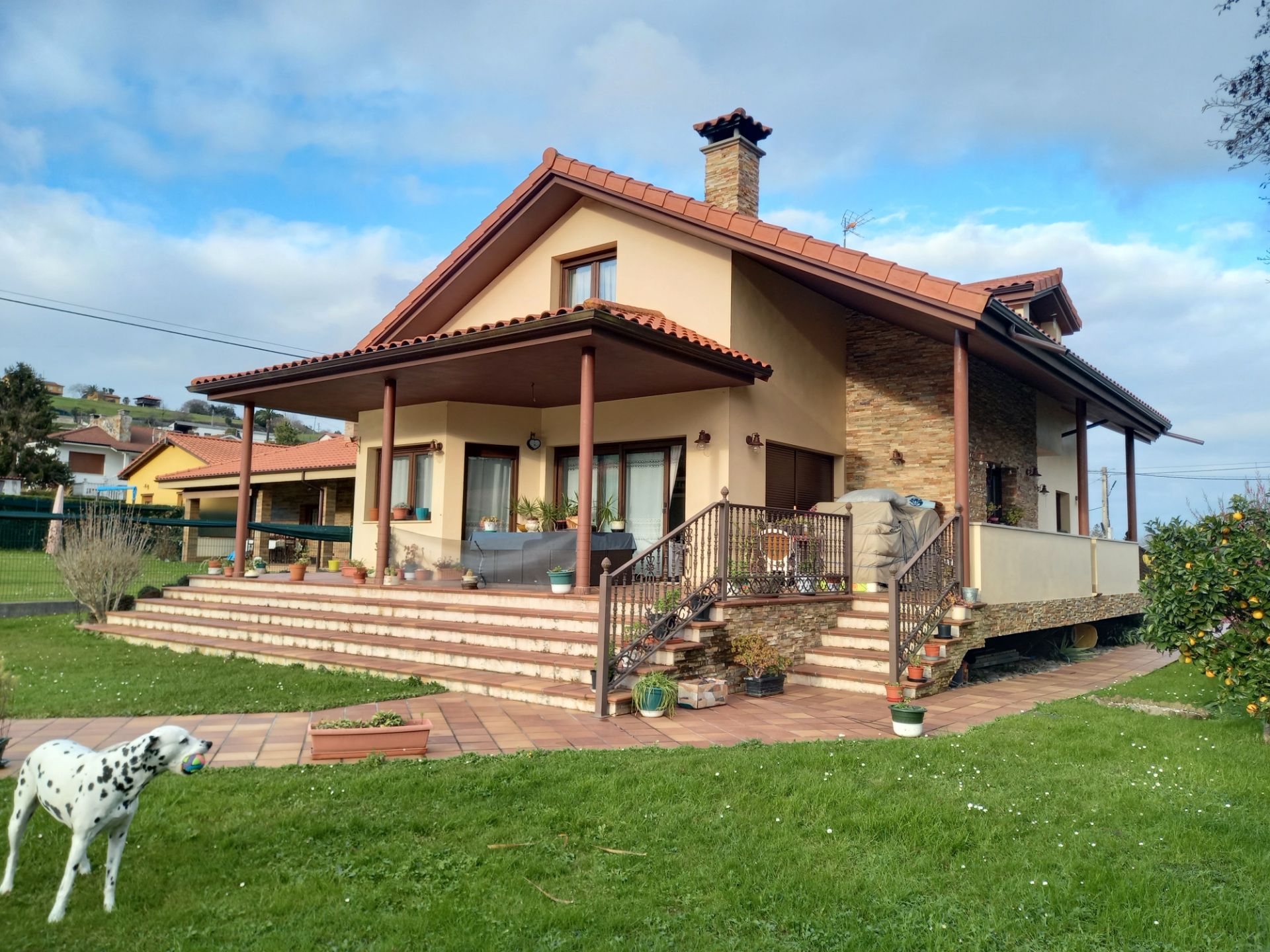 Exterior view of House or chalet for sale in Castrillón  with Heating, Private garden and Terrace