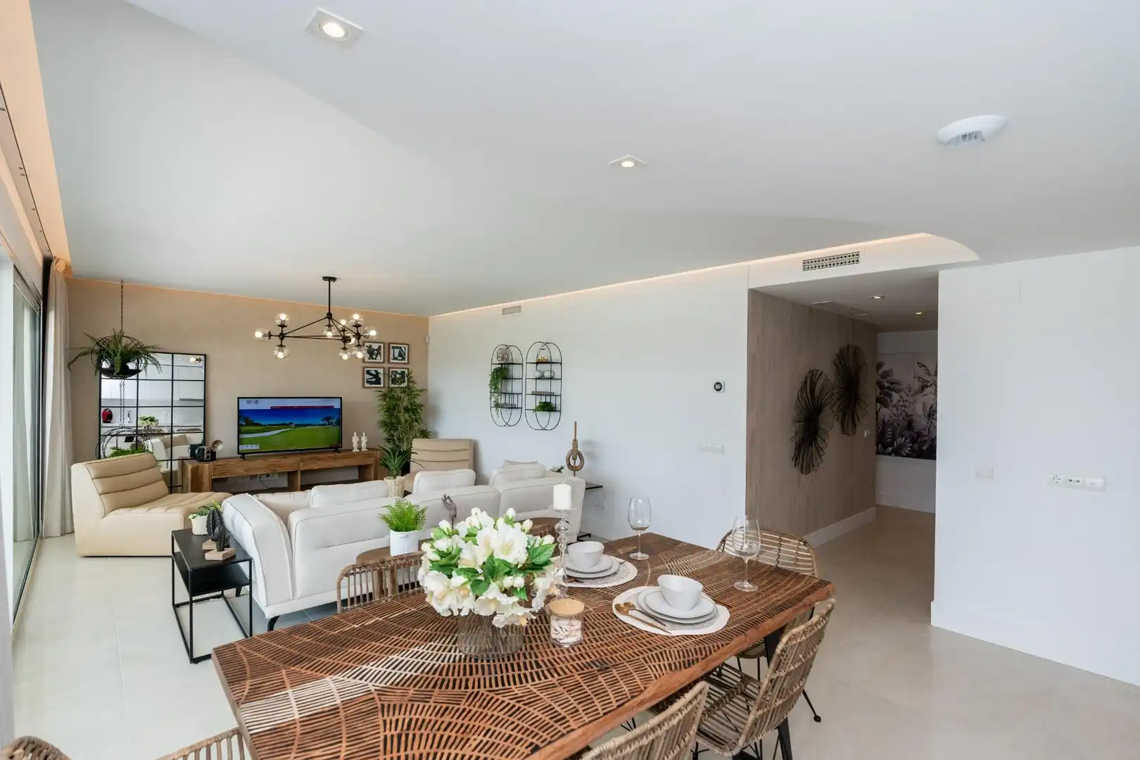 Sala de estar de Apartamento en venta en San Roque con Aire acondicionado, Calefacción y Jardín privado