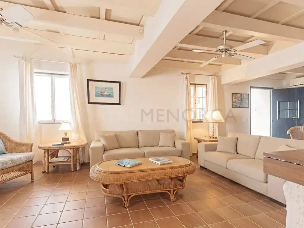 Sala d'estar de Casa o xalet en venda en Maó - Mahón amb Piscina comunitària