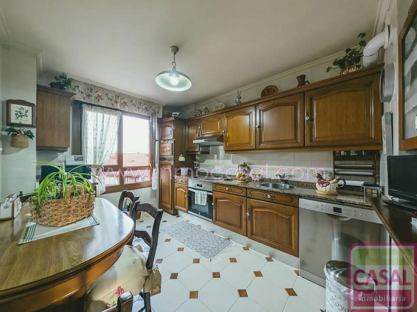 Küche von Wohnung zur Miete in Avilés mit Heizung, Terrasse und Abstellraum