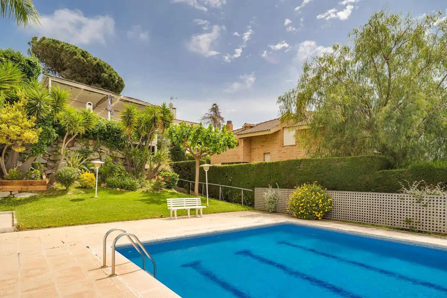 Piscina de Casa o xalet en venda en Teià amb Calefacció, Jardí privat i Terrassa