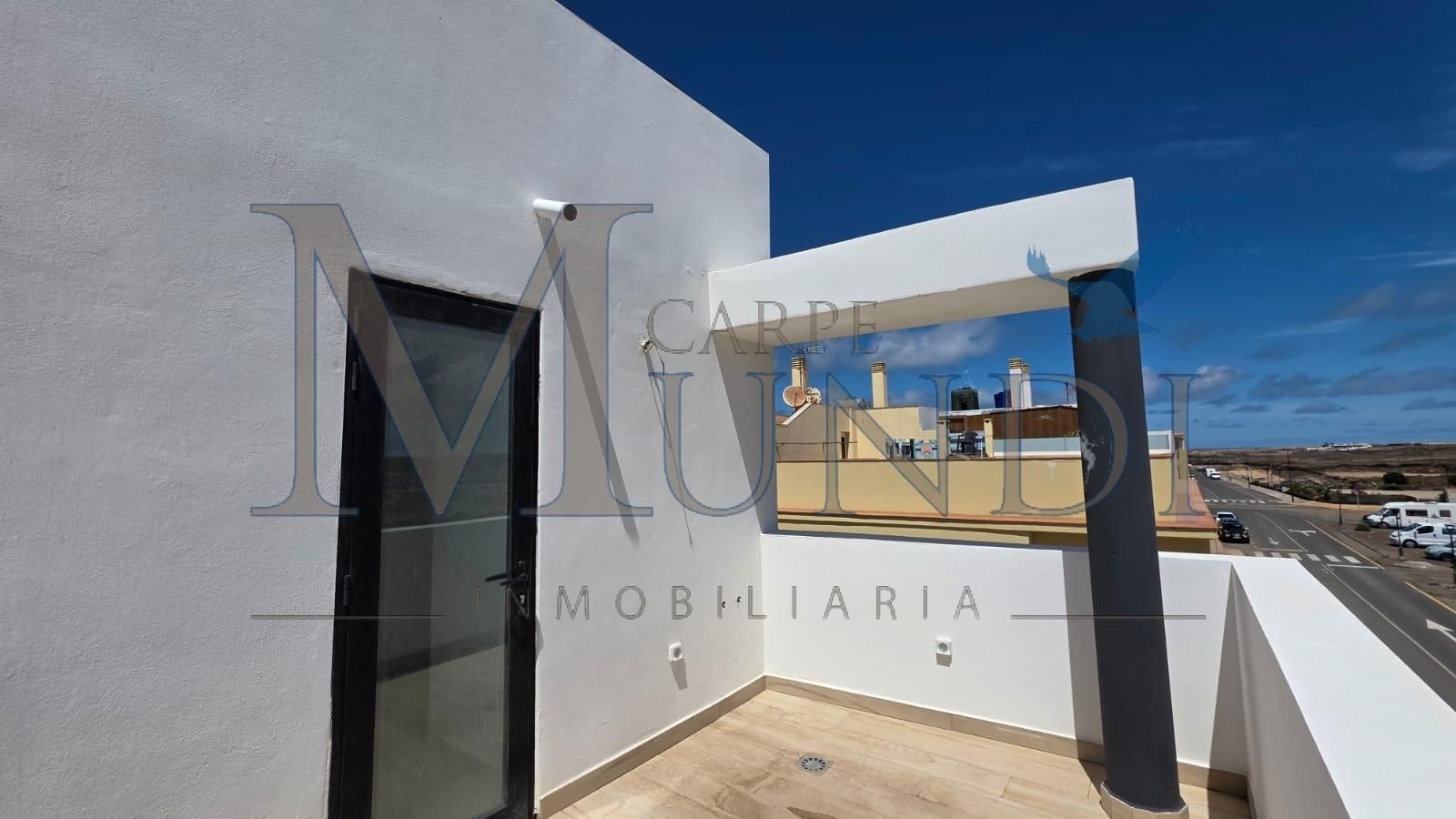 Terrasse von Maisonette zum Verkauf in La Oliva mit Heizung, Terrasse und Abstellraum