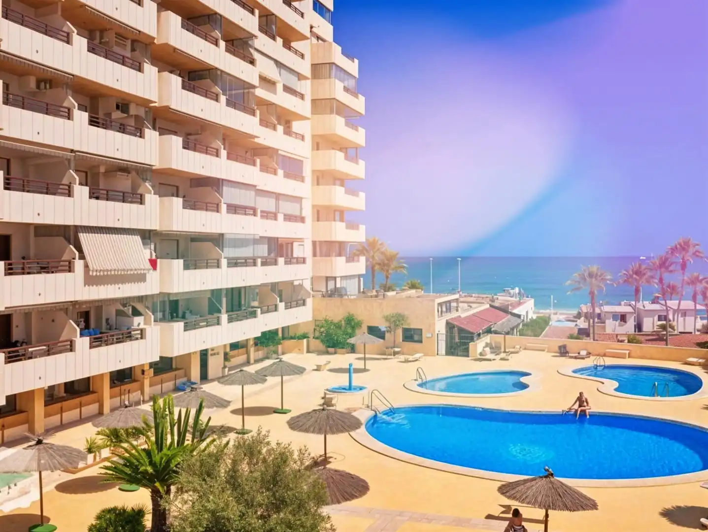 Swimming pool of Apartments for sale in Calpe / Calp  with Heating, Balcony and Community pool