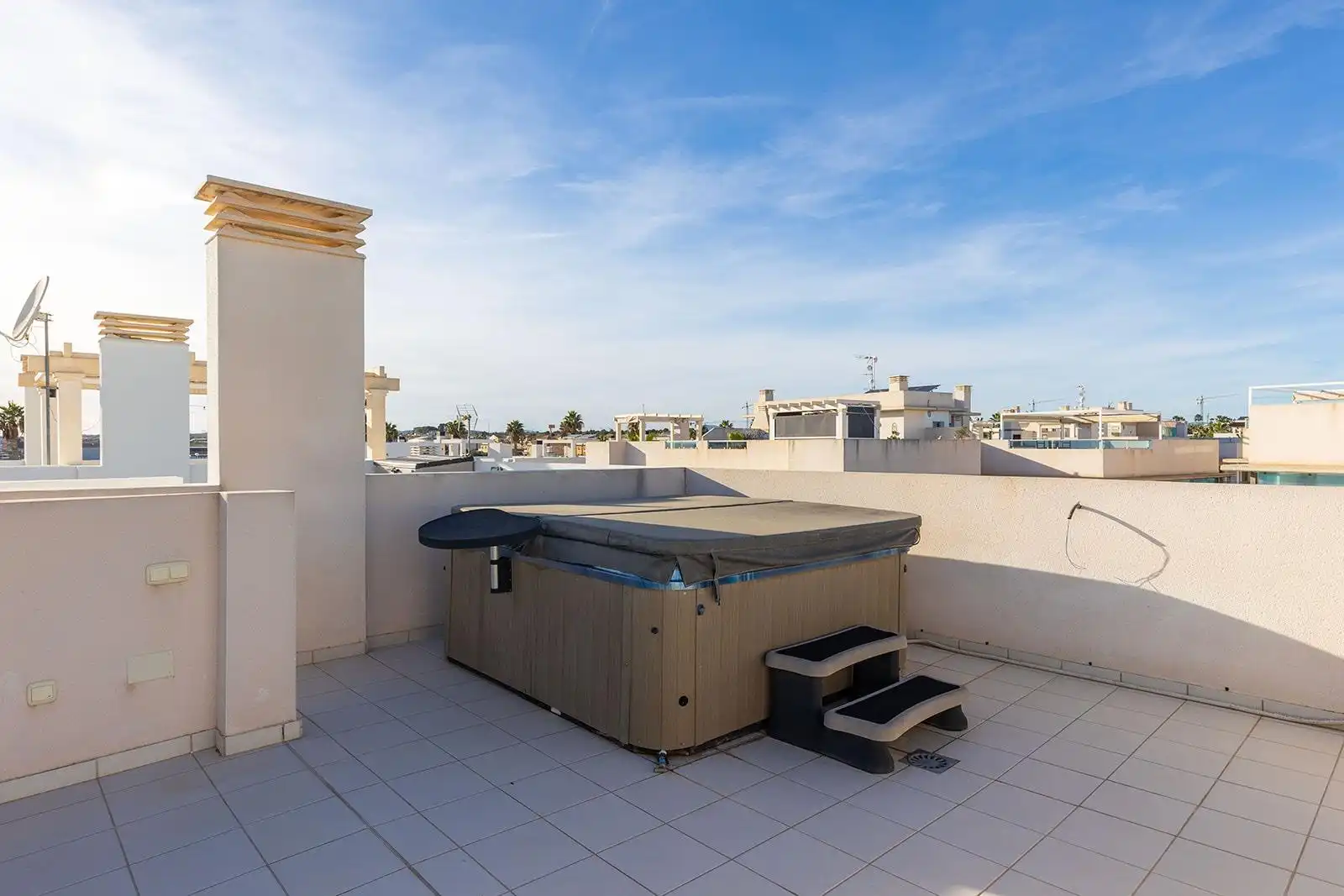 Terrace of Duplexes for sale in Rojales  with Air Conditioner, Heating and Private garden