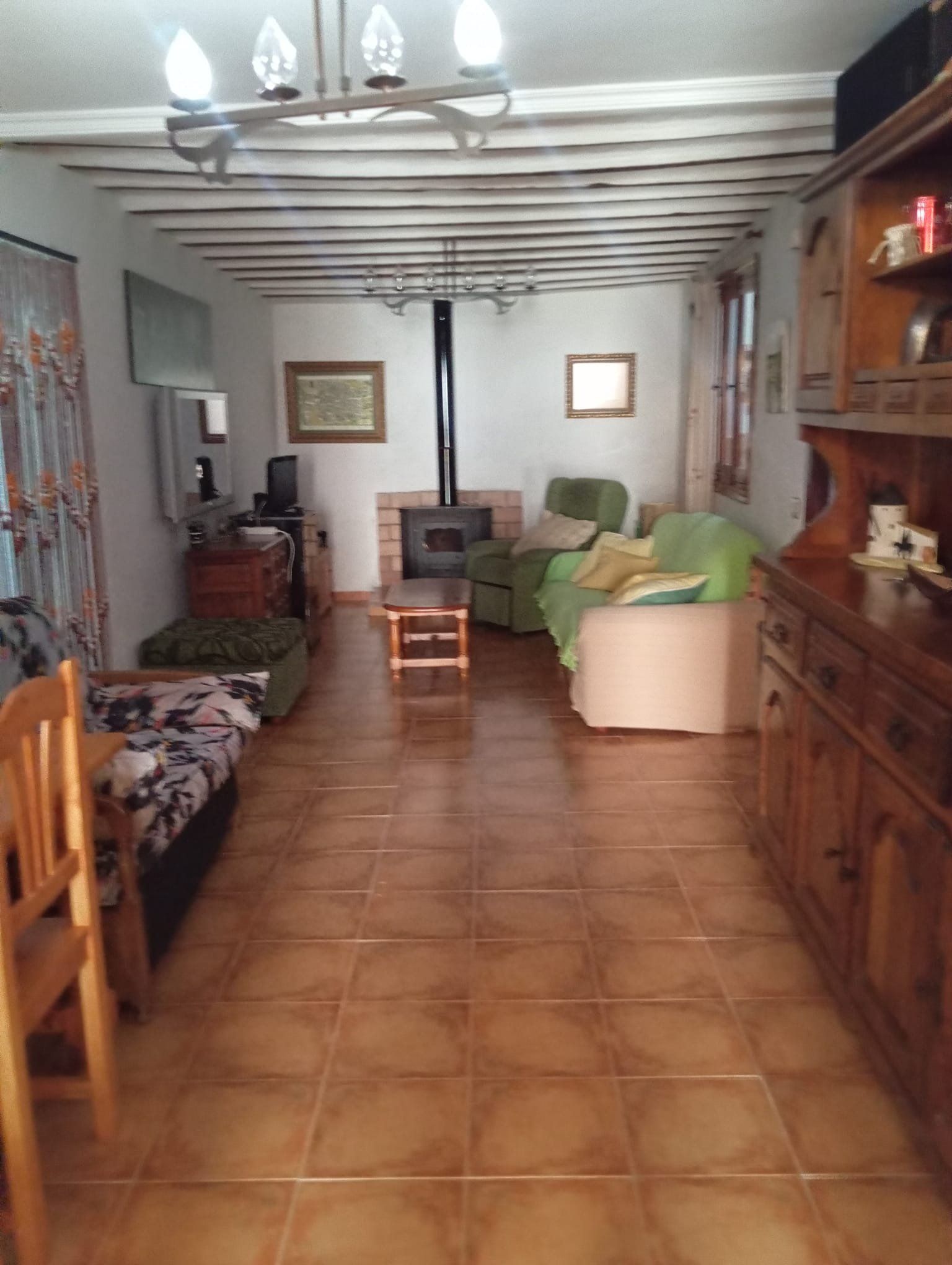 Living room of House or chalet for sale in El Toboso  with Heating, Private garden and Parquet flooring
