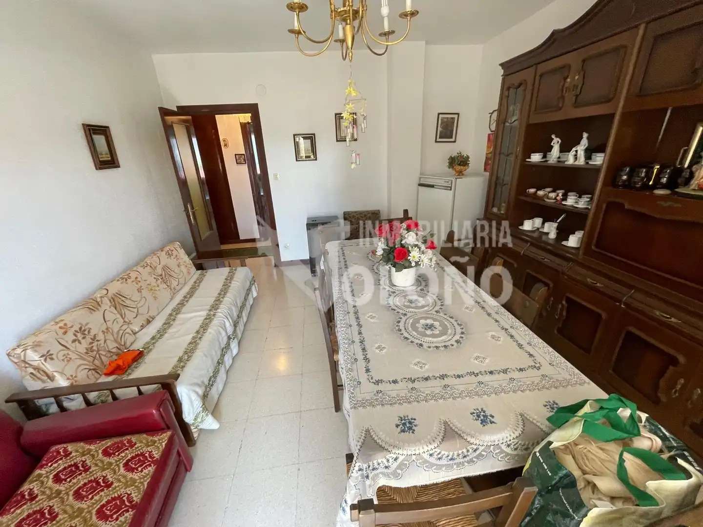 Wohnzimmer von Wohnung zum Verkauf in Casalarreina mit Abstellraum, Möbliert und Ofen