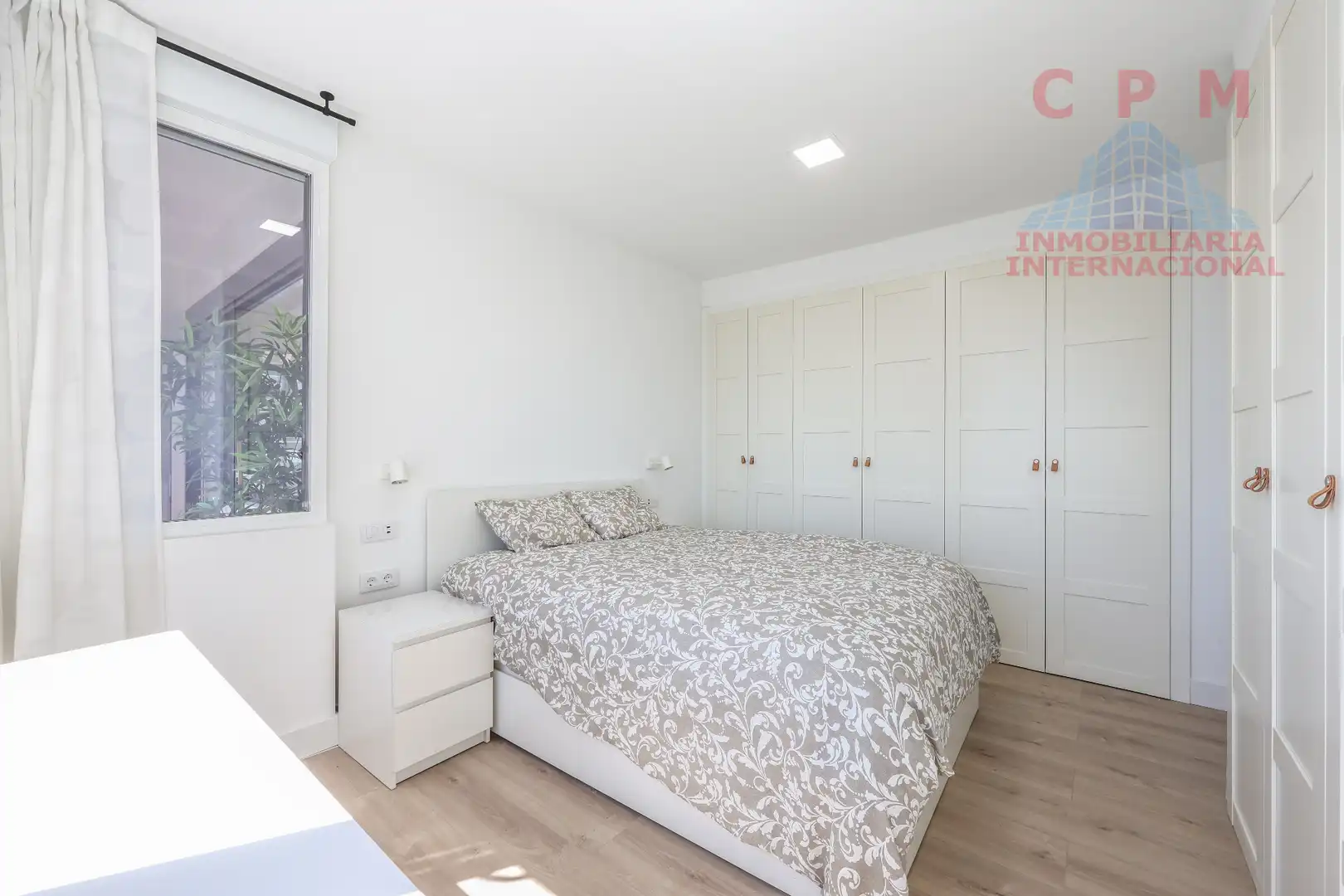 Schlafzimmer von Wohnung zur Miete in Madrid mit Klimaanlage, Heizung und Parkett