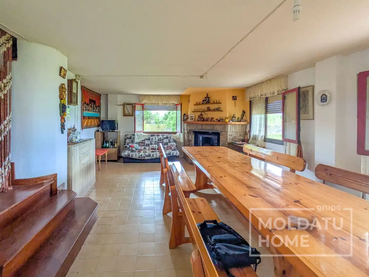 Sala de estar de Casa o chalet en venta en Lodosa con Calefacción, Jardín privado y Terraza