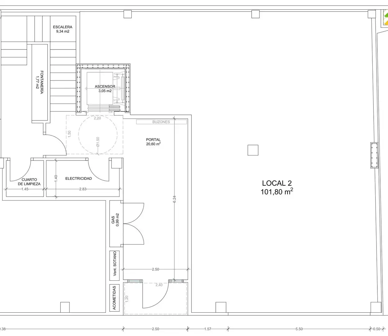 Gewerbefläche zur Miete in Avenida de Josefina Arruti 8, imagen 3