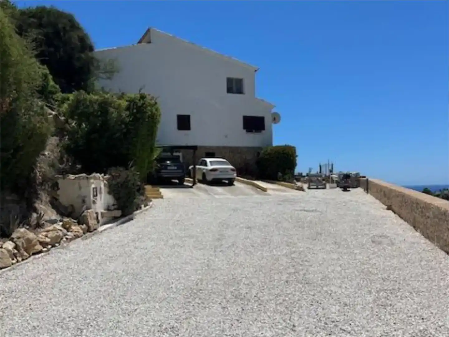 Parking of Flat for rent in Benissa  with Air Conditioner, Private garden and Swimming Pool
