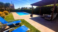 Swimming pool of House or chalet for sale in Banyeres del Penedès  with Heating, Parquet flooring and Terrace