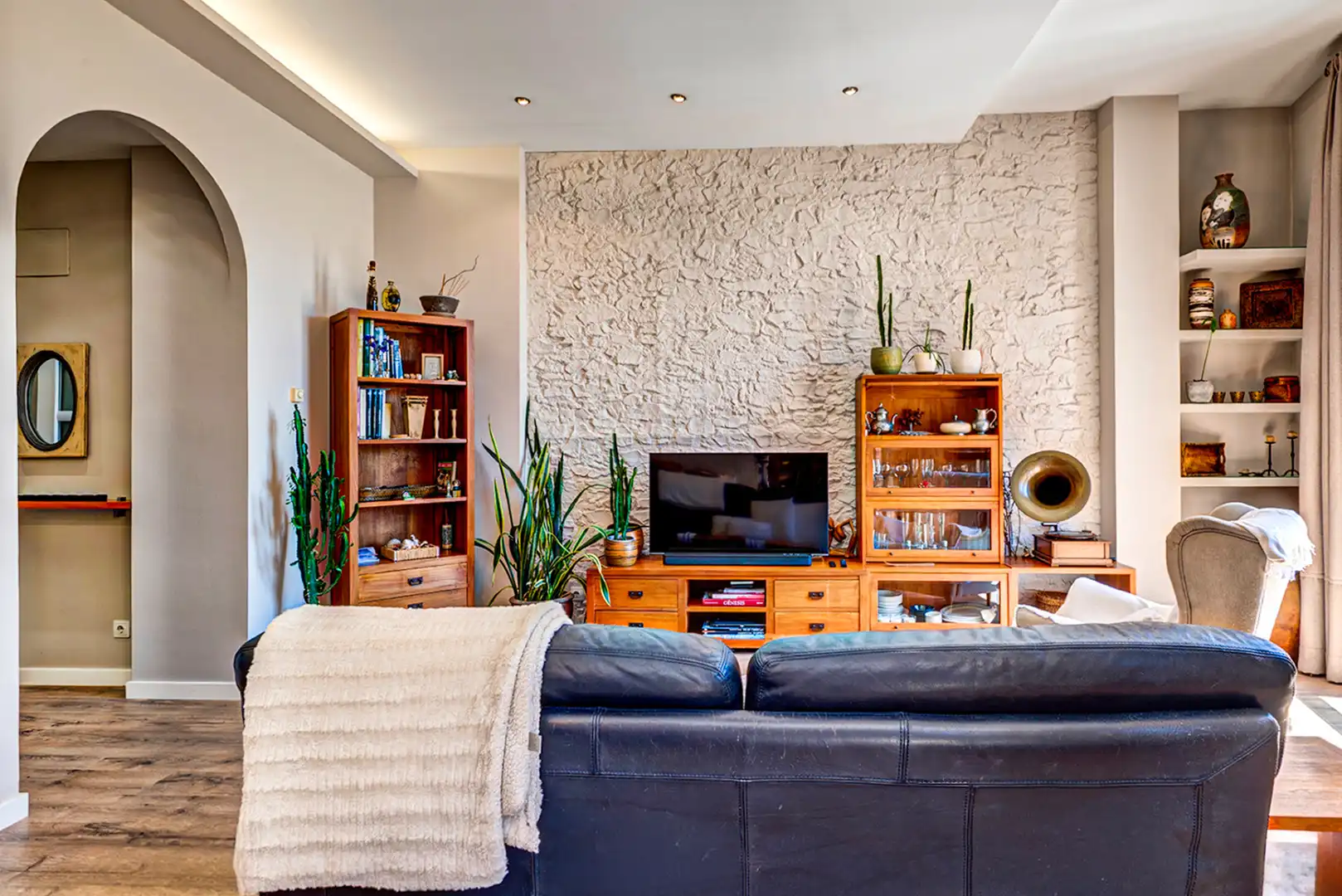 Living room of Flat for sale in Igualada  with Heating and Parquet flooring