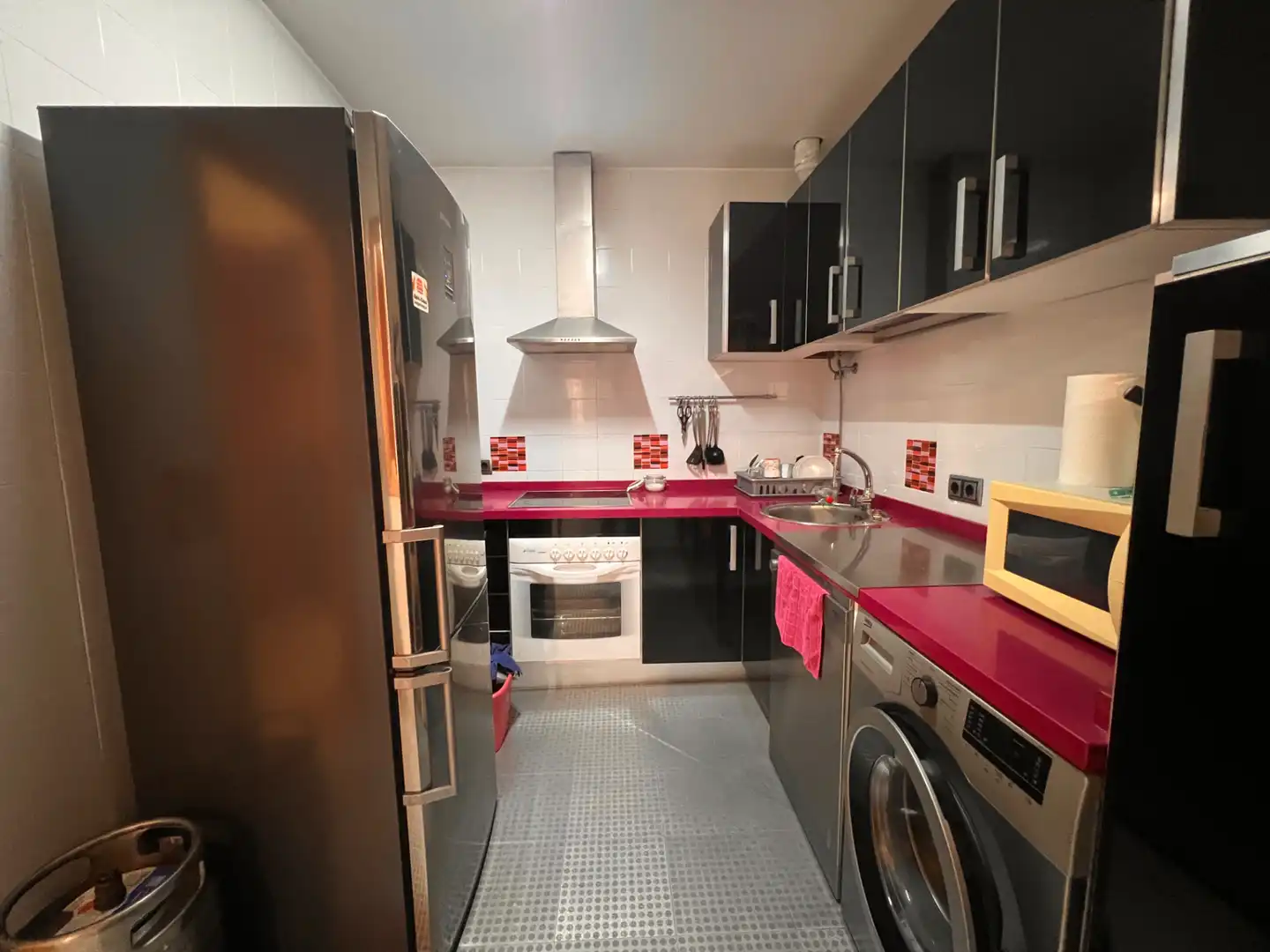 Kitchen of Flat for sale in Cádiz  with Parquet flooring, Furnished and Oven