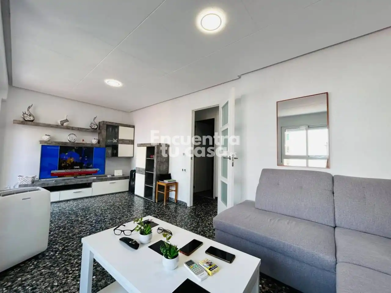 Sala de estar de Piso en venta en Alicante / Alacant con Balcón