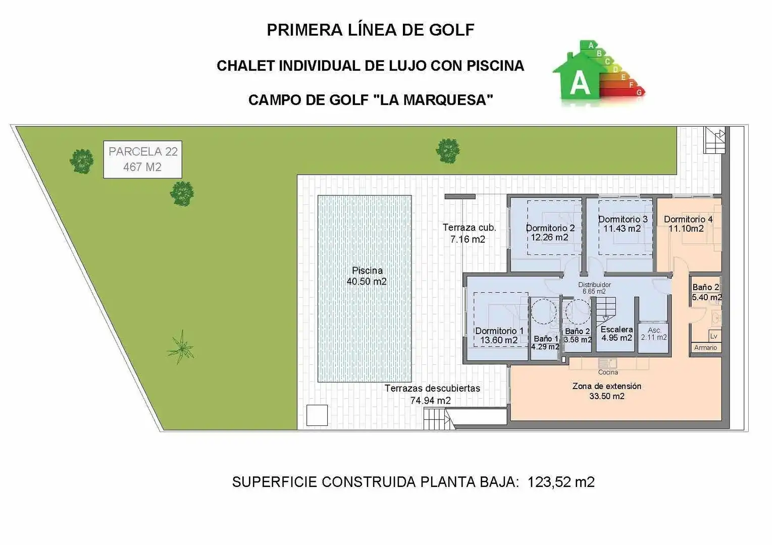 Chalet con piscina en venta en Ciudad Quesada, imagen 15