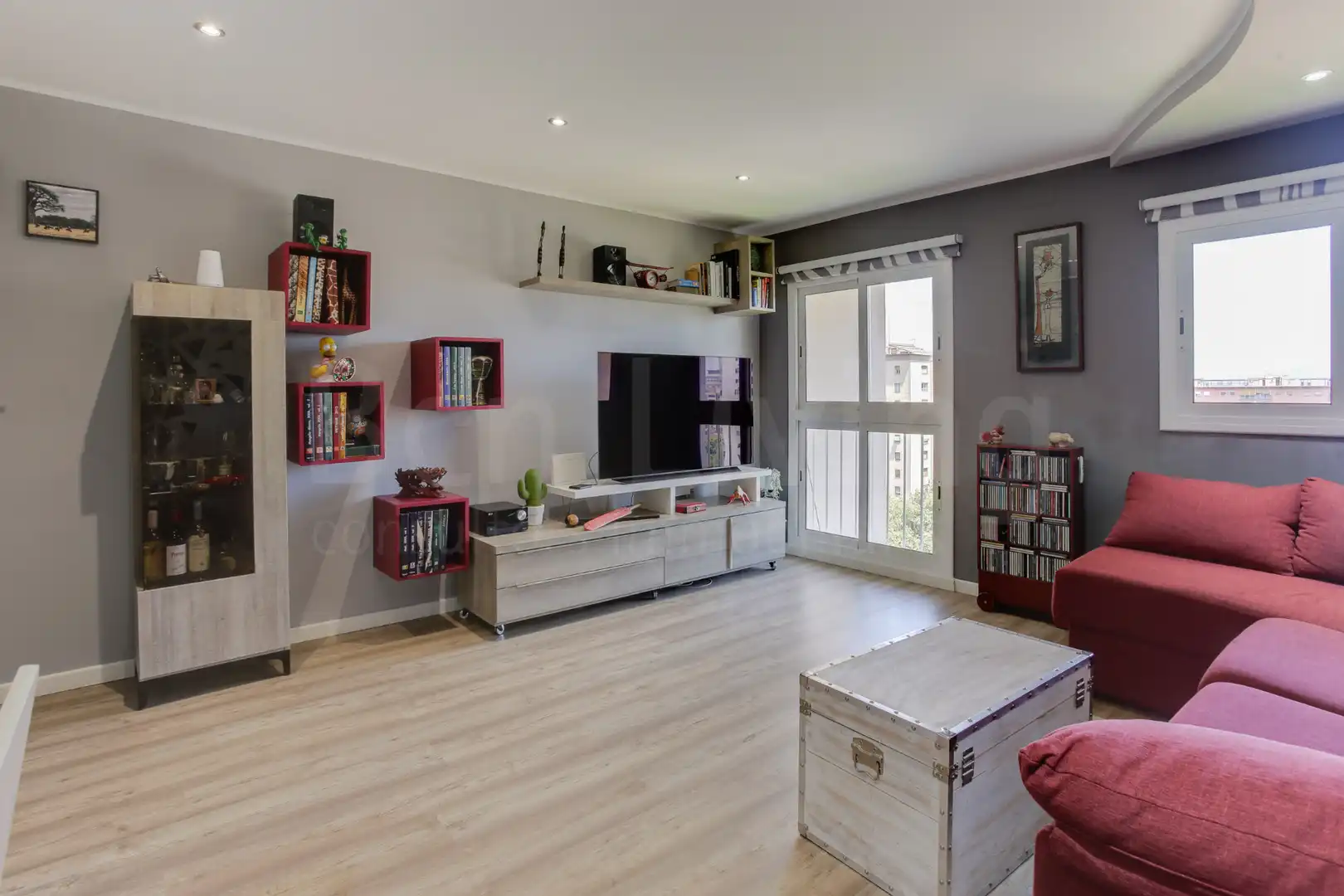 Sala de estar de Dúplex en venta en Barcelona