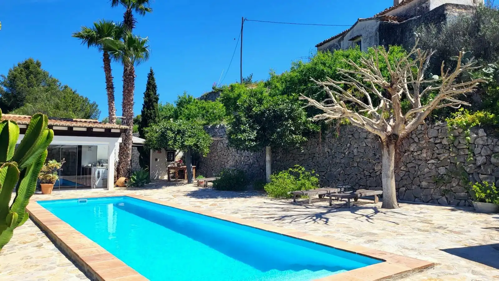 Piscina de Casa o chalet en venta en Benitachell / El Poble Nou de Benitatxell con Aire acondicionado, Calefacción y Jardín privado