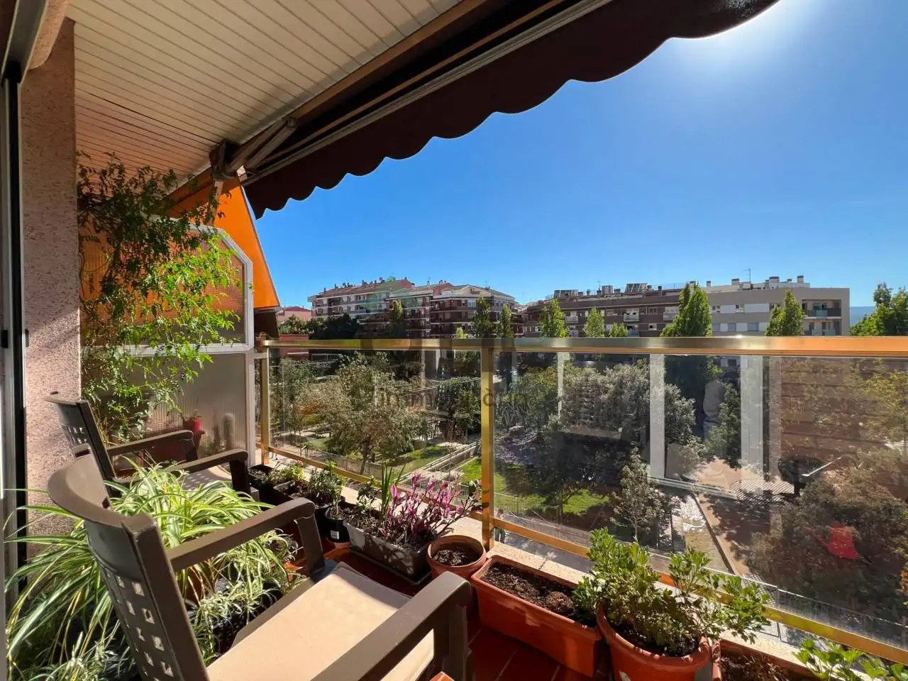 Balcony of Flat for sale in Plaça Catalunya