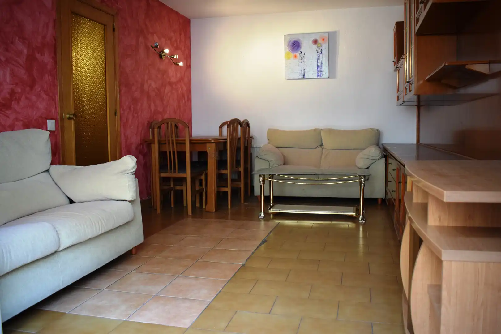 Sala de estar de Piso de alquiler en Barcelona