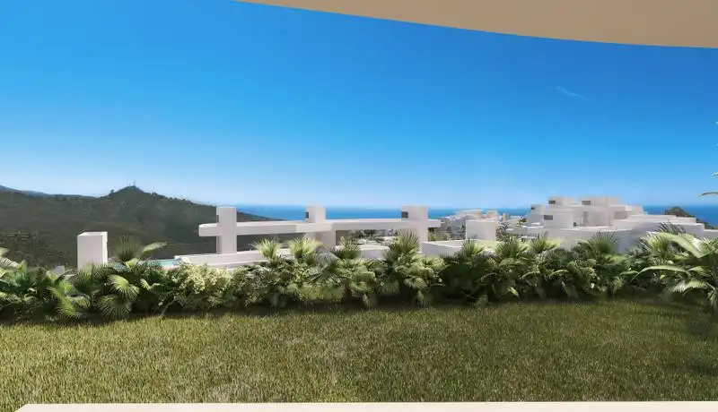 Jardín de Planta baja en venta en Ojén con Aire acondicionado, Jardín privado y Terraza
