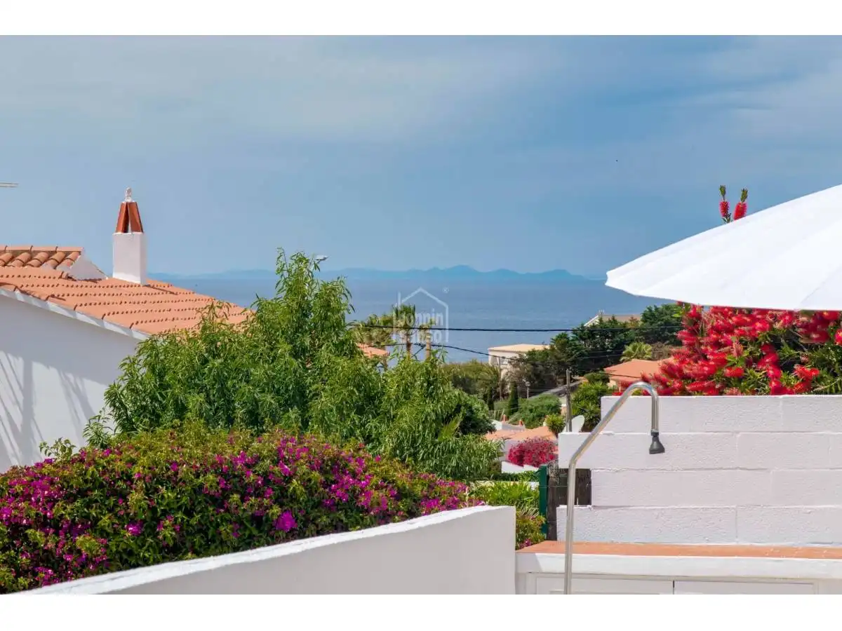 Vista exterior de Casa o xalet en venda en Alaior amb Jardí privat, Terrassa i Piscina