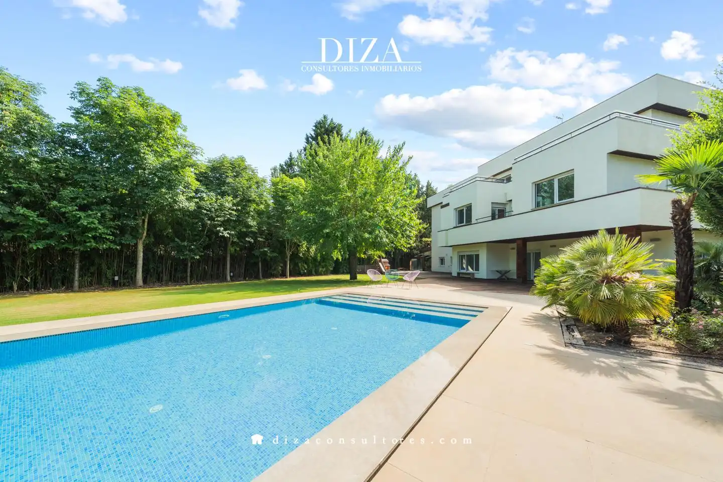 Garden of Houses for rent in Madrid  with Air Conditioner, Heating and Private garden