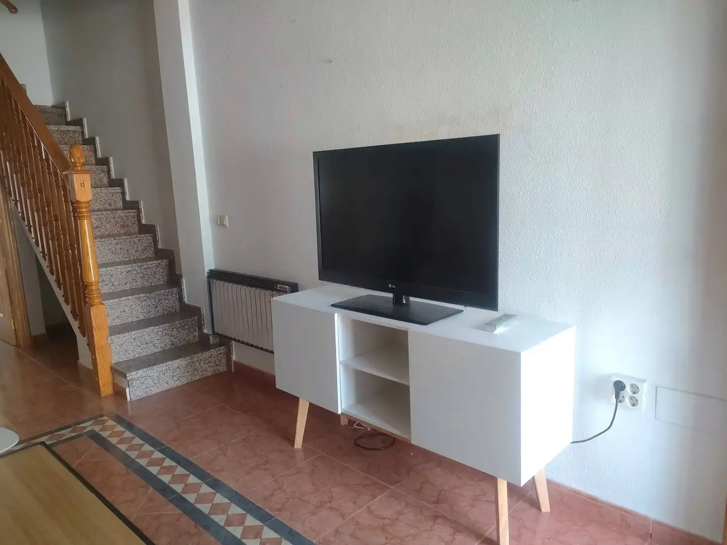 Sala d'estar de Finca rústica en venda en Pilar de la Horadada amb Aire condicionat, Terrassa i Moblat