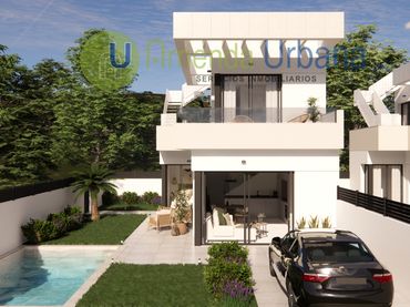 Casa aparellada amb balcó en venda a Montesinos Los - calle Amapola