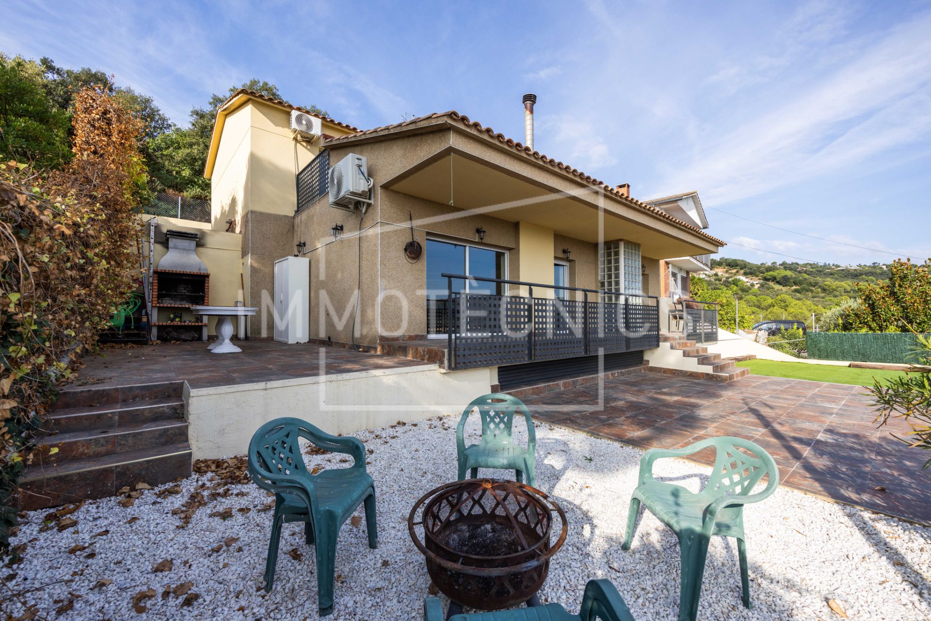 Terrace of House or chalet for sale in Bigues i Riells del Fai  with Air Conditioner, Heating and Private garden