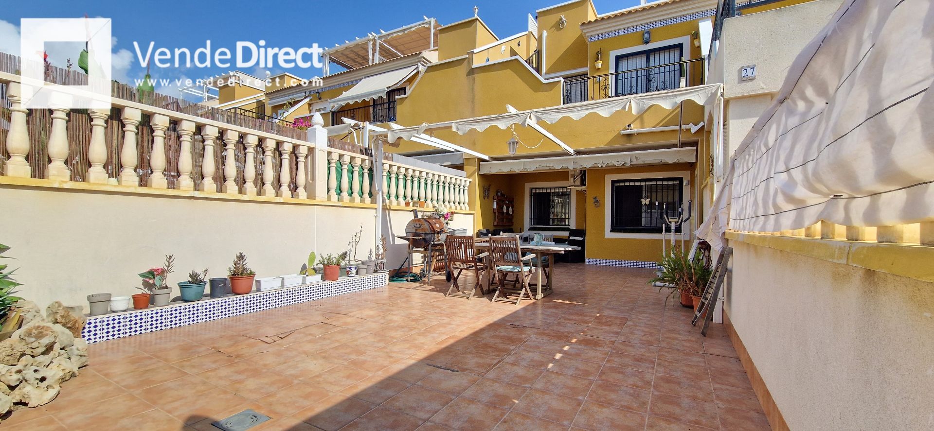 Terrace of Flat for sale in Elche / Elx  with Air Conditioner, Terrace and Furnished