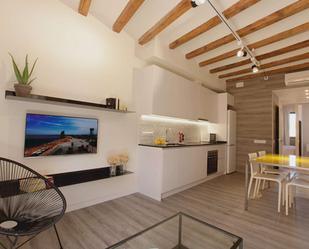 Sala d'estar de Apartament per a compartir en  Barcelona Capital amb Aire condicionat i Terrassa