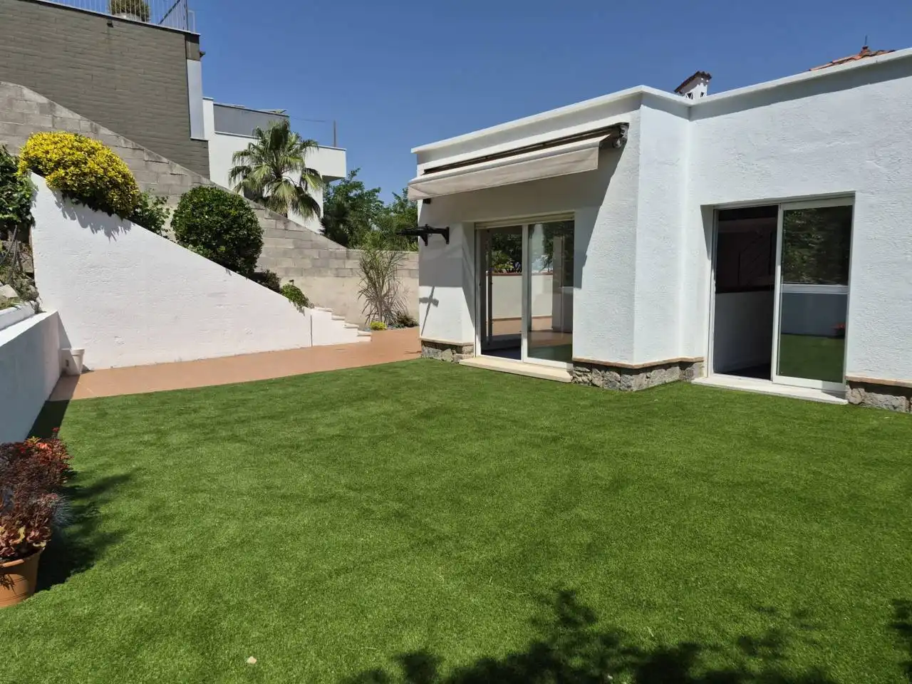 Terrasse von Haus oder Chalet zur Miete in Sant Cugat del Vallès mit Klimaanlage, Heizung und Privatgarten