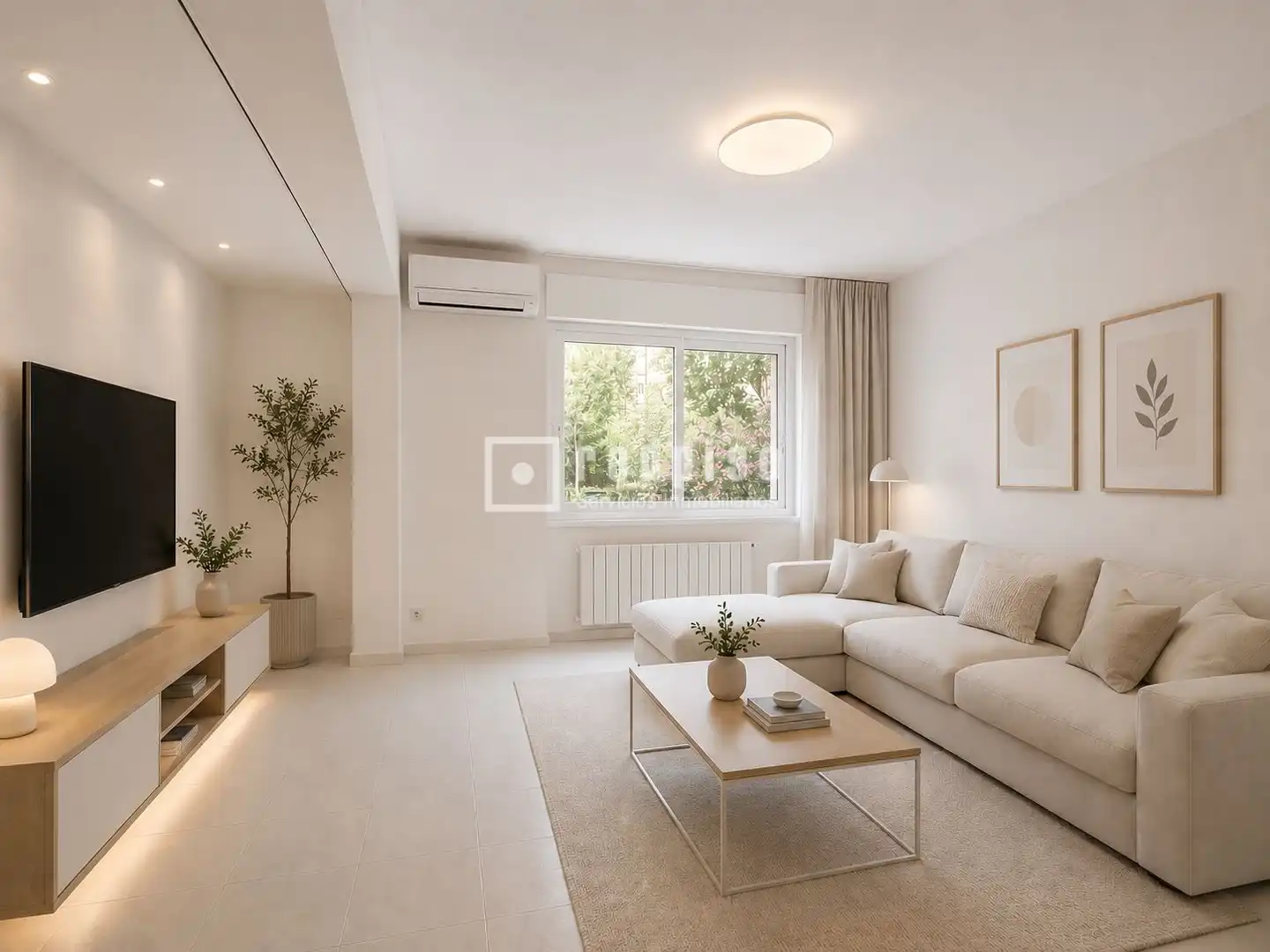 Sala de estar de Piso en venta en Madrid con Calefacción y Terraza