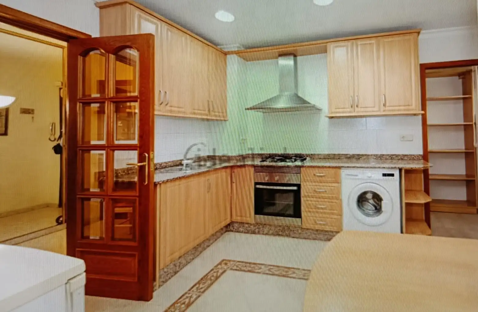 Kitchen of Flat for sale in Málaga  with Air Conditioner, Terrace and Furnished