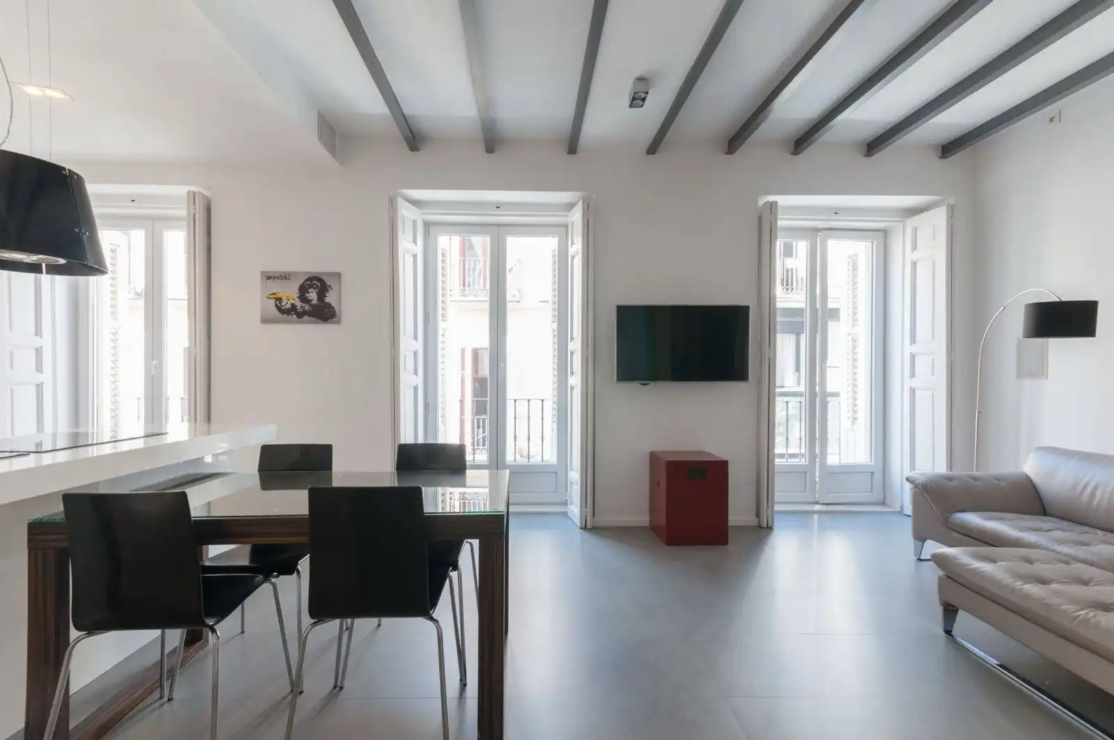 Sala de estar de Apartamento en venta en Madrid con Aire acondicionado, Calefacción y Balcón