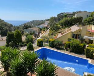 Swimming pool of House or chalet for sale in Tossa de Mar  with Air Conditioner, Heating and Swimming Pool