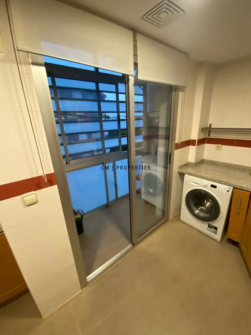 Balcony of Flat for rent in Torrent  with Air Conditioner, Heating and Parquet flooring
