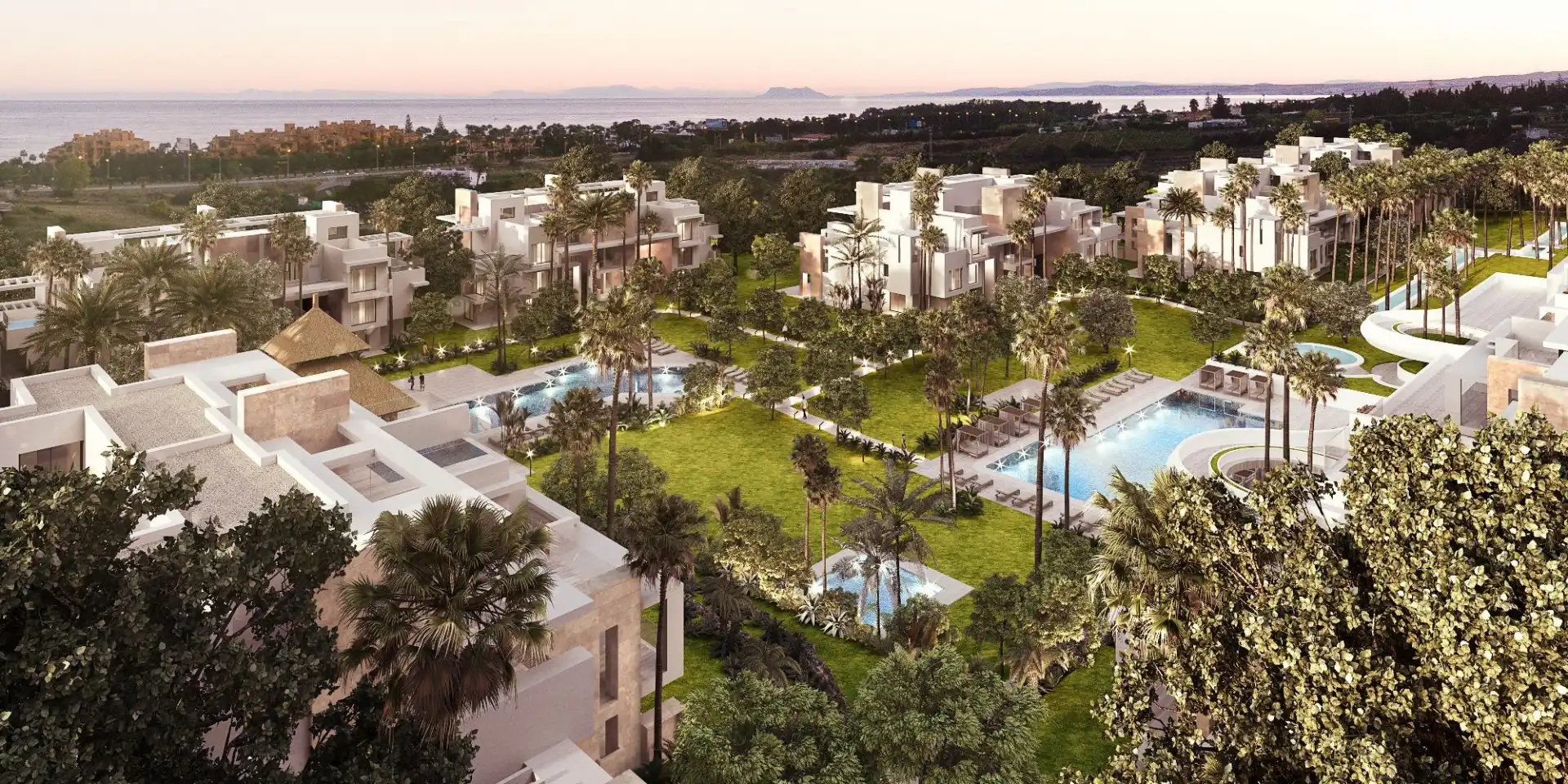 Apartament amb piscina en venda a Estepona Pueblo