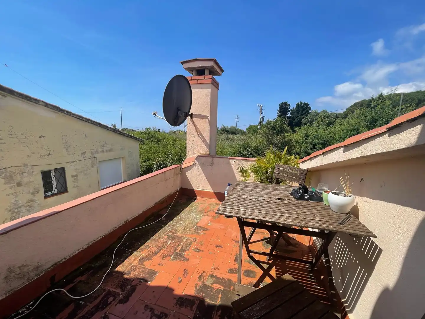 Terraza de Casa o chalet en venta en Pineda de Mar con Calefacción, Jardín privado y Parquet