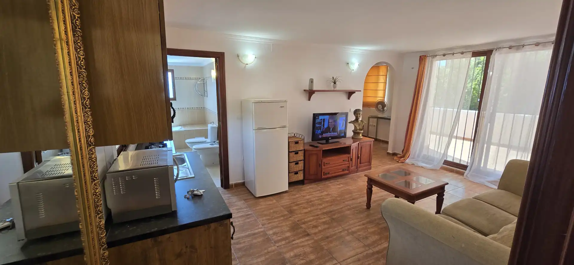 Sala de estar de Piso de alquiler en Estepona con Amueblado