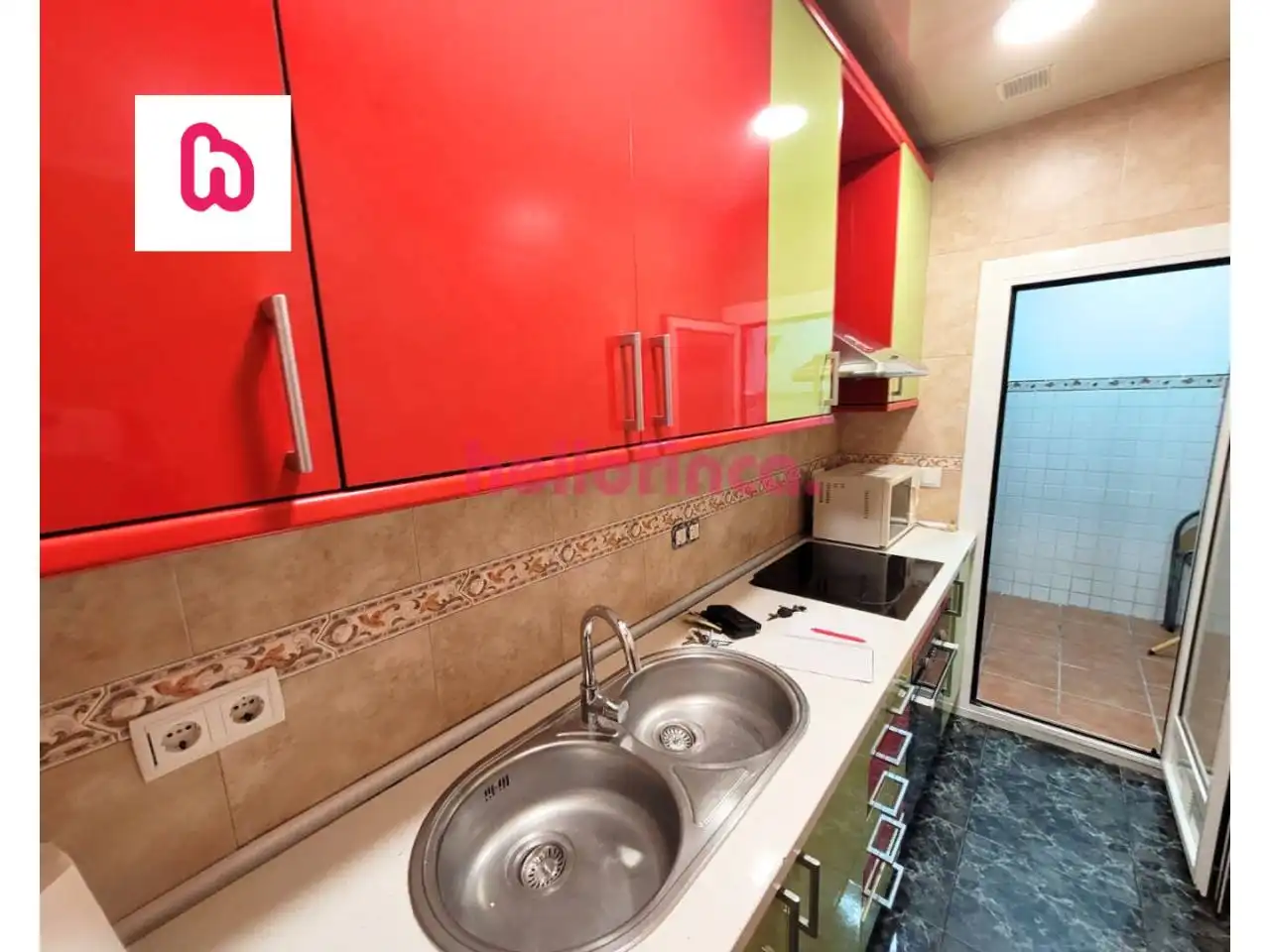 Kitchen of Flat for sale in Ripollet  with Heating, Parquet flooring and Terrace
