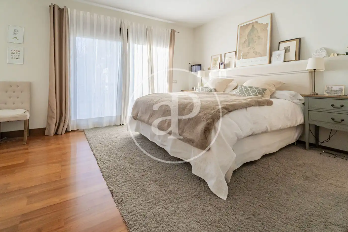 Bedroom of Houses for sale in Boadilla del Monte  with Air Conditioner, Heating and Private garden
