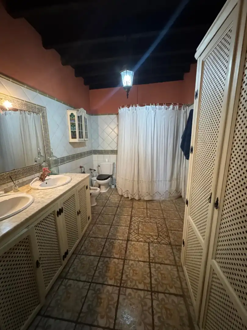 Bany de Casa o xalet en venda en Los Realejos amb Jardí privat, Moblat i Internet