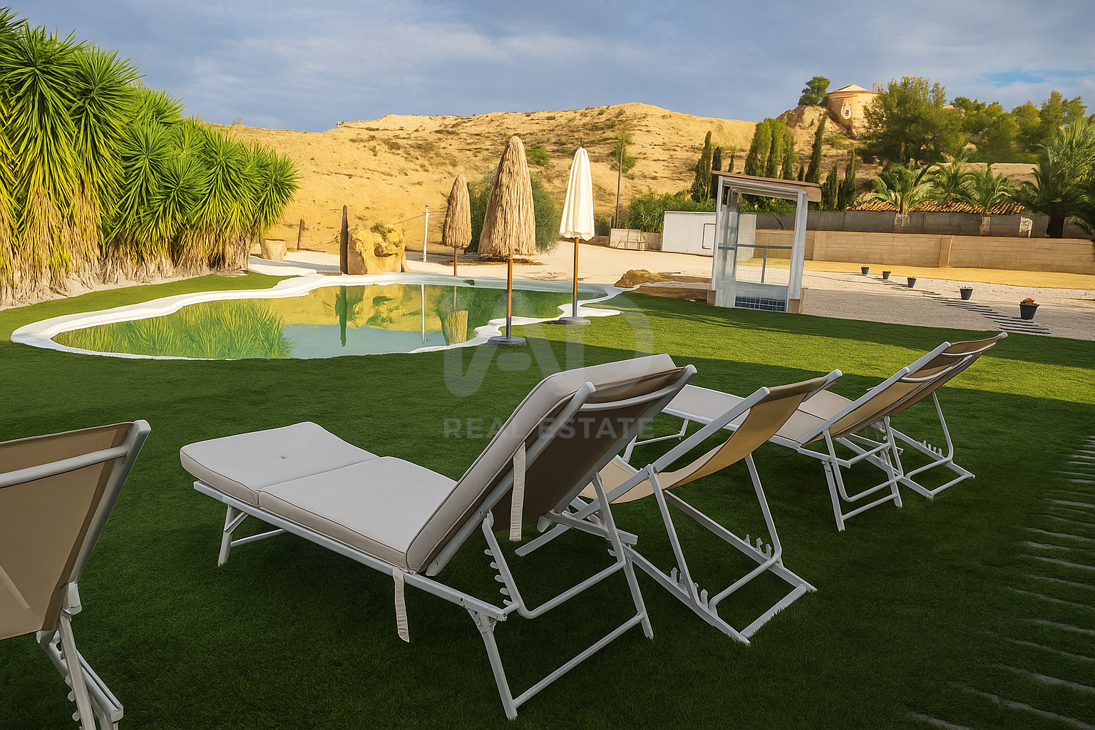 Terrassa de Casa o xalet en venda en  Murcia Capital amb Aire condicionat, Terrassa i Piscina