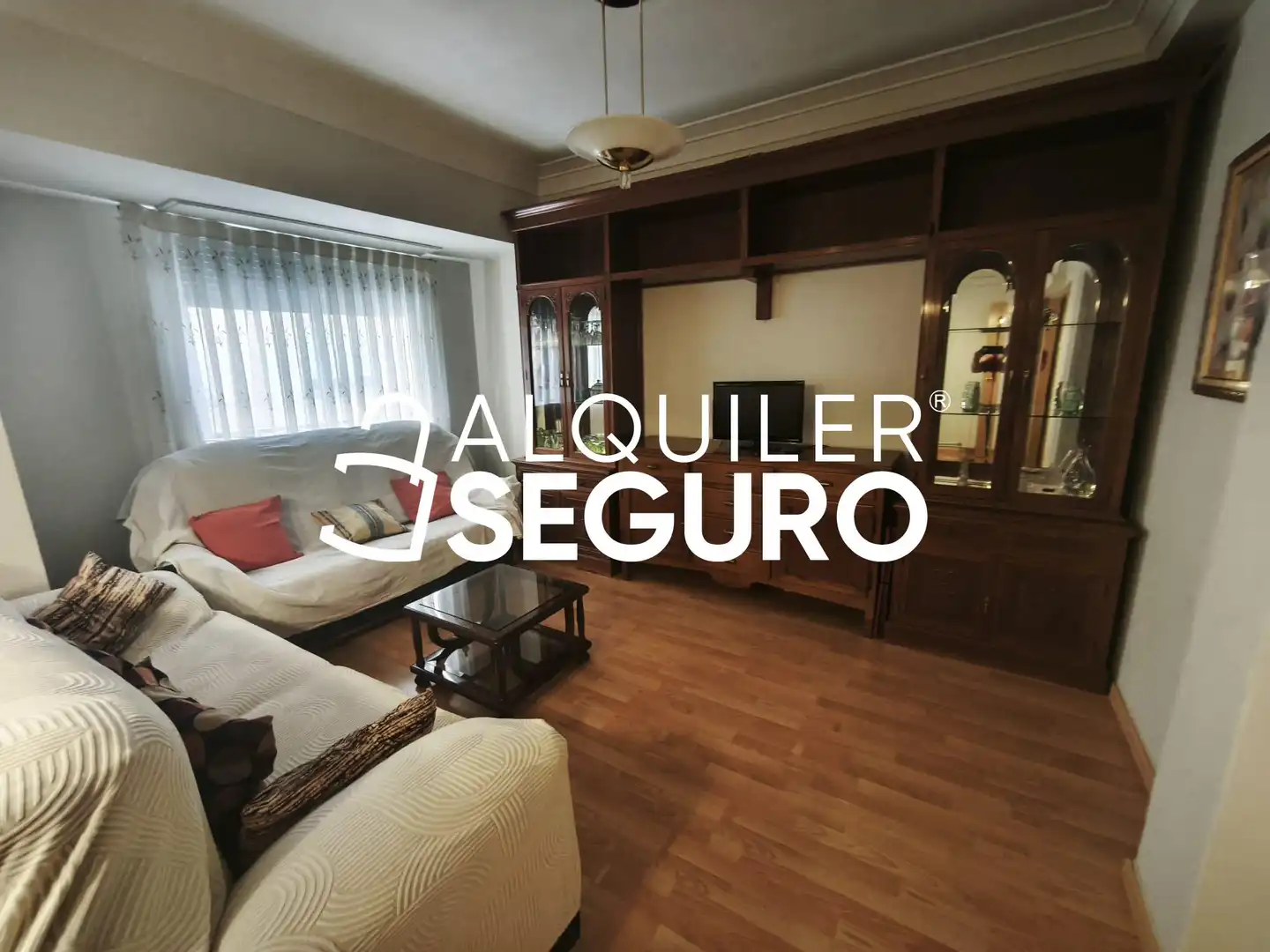 Sala de estar de Piso de alquiler en Zaragoza con Aire acondicionado, Calefacción y Terraza