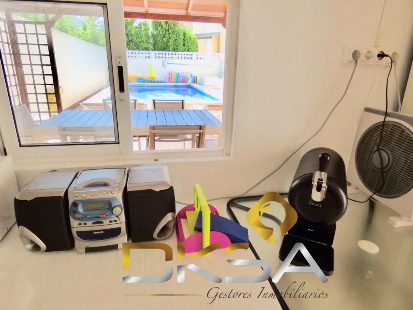 Cocina de Casa o chalet de alquiler en Benicasim / Benicàssim con Aire acondicionado, Calefacción y Jardín privado