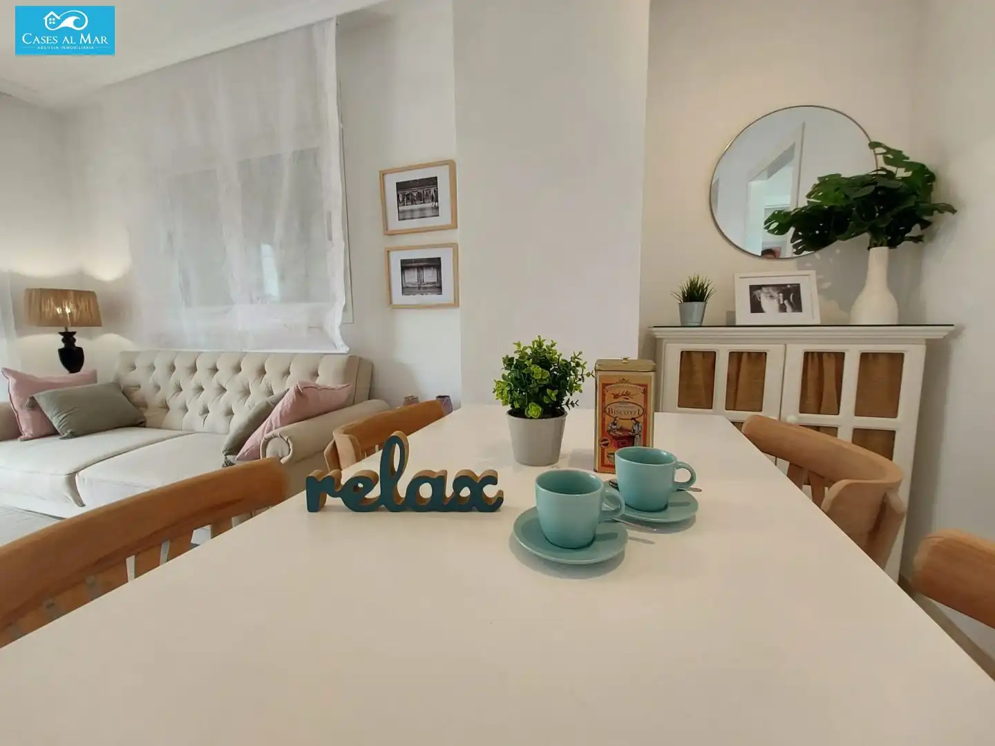 Menjador de Apartament en venda en Oropesa del Mar / Orpesa amb Aire condicionat, Calefacció i Terrassa