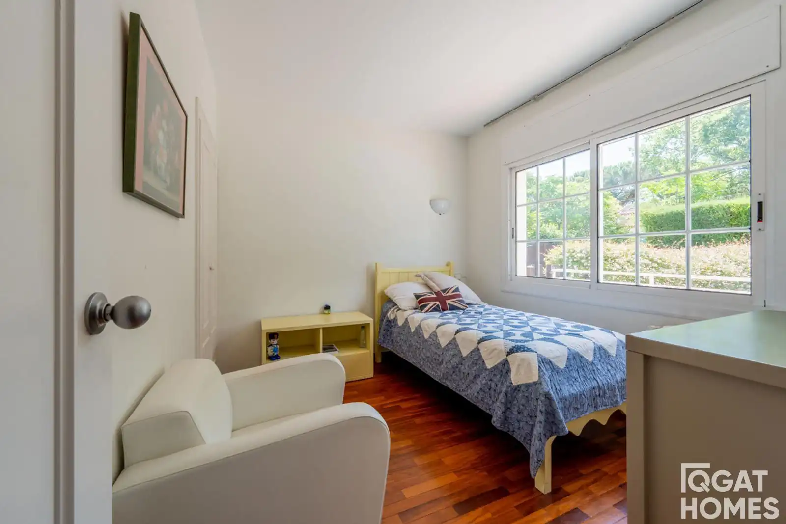 Dormitori de Casa o xalet en venda en Sant Cugat del Vallès amb Aire condicionat, Calefacció i Jardí privat