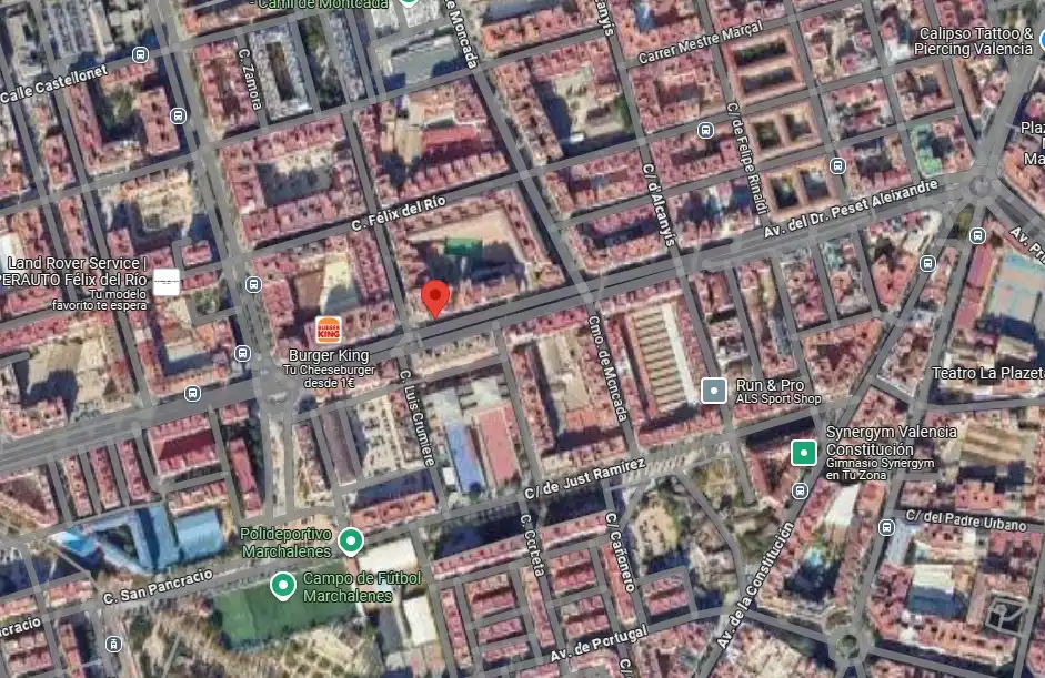 Vista exterior de Garaje en venta en Valencia